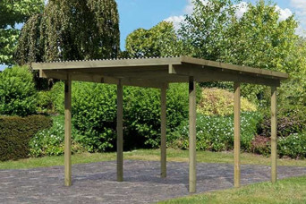  Karibu Carports ECO-Serie Einzelcarport 1 ++ 490x304x229 cm 200118-31