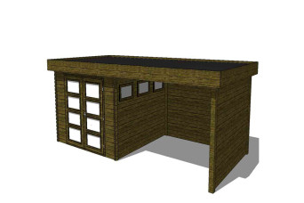  Gartenhaus/Blockhütte Fonteyn Module 600 x 300 FMB3030L300W300W300-31