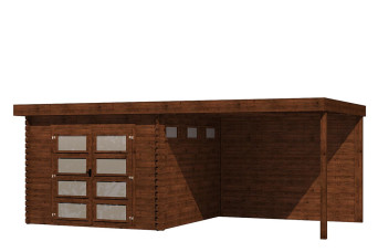  Gartenhaus/Blockhütte Fonteyn Module 700 x 300 FMB3030L400W400-31