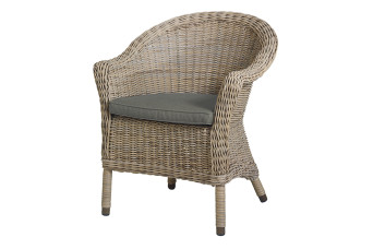 Tuinstoel Eetstoel Chester | Wicker Vlechtwerk | 4 Seasons Outdoor