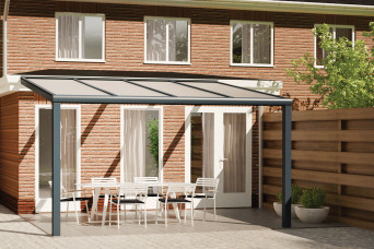  Fonteyn Terrassenüberdachung Comfortline 406cm x 300cm RAL7016 300034-31