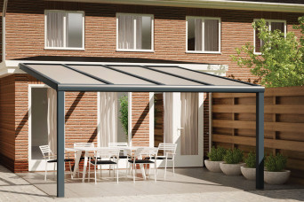  Fonteyn Terrassenüberdachung Comfortline 406cm x 400cm RAL7016 300038-31