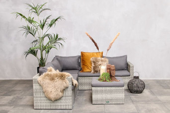 Loungeset Hoekbank Cooper Wicker Fonteyn Collectie