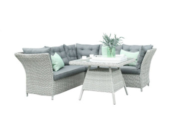 Morris Loungeset Lounge-Diningset Tuinset Wicker Vlechtwerk Fonteyn Collectie