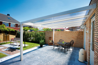  Terrassenüberdachung Trendline Polycarbonat Überdachung 300 x 350 cm 330263-31