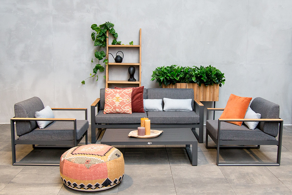 Afkorting Ongepast adviseren Fonteyn | Loungeset Alexander | Antraciet - Lounge-Sets - Gartenmöbeln