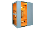 Sauna Levi 3 Exklusiv-Serie Vollspektrum - Infrarotkabine 2400 Watt 