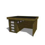 Gartenhaus/Blockhütte Fonteyn Module 400 x 300