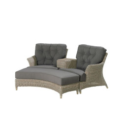 Loveseat 2-teilig Valentine - Pur - 4 Seasons Outdoor