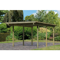 Karibu Carports ECO-Serie Einzelcarport 1 ++ 490x304x229 cm