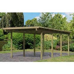 Karibu Carports ECO-Serie Einzelcarport 2 ++ 676x304x229 cm