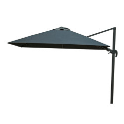 Zweefparasol 300 x 300 cm Shadow - Antraciet/Faded Black - Fonteyn Collectie