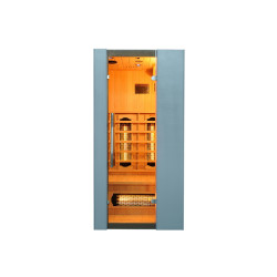Sauna Levi 2 Exklusiv Serie Vollspektrum - Infrarotkabine 1600 Watt 