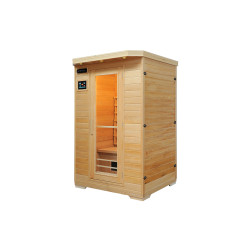 Sauna Ivar 2 Infrarotsauna Vollspektrum Comfort Serie 2000 Watt 