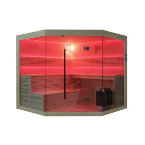 Fonteyn Sauna - Marriott 220 x 220 x 210 cm White Stone