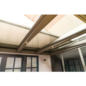Aluxe Zonwering bovenliggend 4000x2000 AL300 motor met vaste bediening
