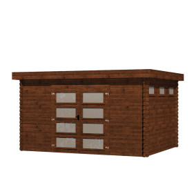  Gartenhaus/Blockhütte Fonteyn Module Hochdruck-Imprägniert 400 cm x 300 cm 200044-10