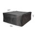 Loungesethoes AeroCover Platinum 400 x 300 cm