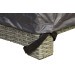 Loungesethoes AeroCover Platinum 270 x 210 cm Links L-vorm