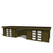  Gartenhaus/Blockhütte Fonteyn Module 1050 x 300 FMBMW13-01