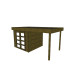  Gartenhaus/Blockhütte Fonteyn Module 550 x 300 FMB3030L250-01