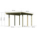  Karibu Carports ECO-Serie Einzelcarport 1 ++ 490x304x229 cm 200118-01