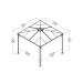  Überdachung Gazebo Luana Gartenüberdachung 310281-00