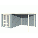  Gartenhaus / Blockhütte Fonteyn Helmond Hochdruck imprägniert 490 x 255 cm 200018-01