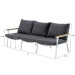 Klara Loungebank Lounge Sofa Aluminium Fonteyn Tuinmeubelen