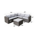  Loungeset-Eckcouch Connor Anthrazit Fonteyn Gartengarnitur 700251-01