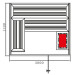 category Fonteyn Sauna Luxor 200 x 170 x 210 cm 400037-01