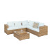 Loungeset Hoekbank Monaco Wicker Fonteyn