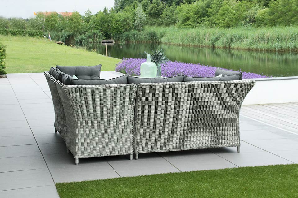 Loungeset Hoekbank Morris Wicker - FOLM!